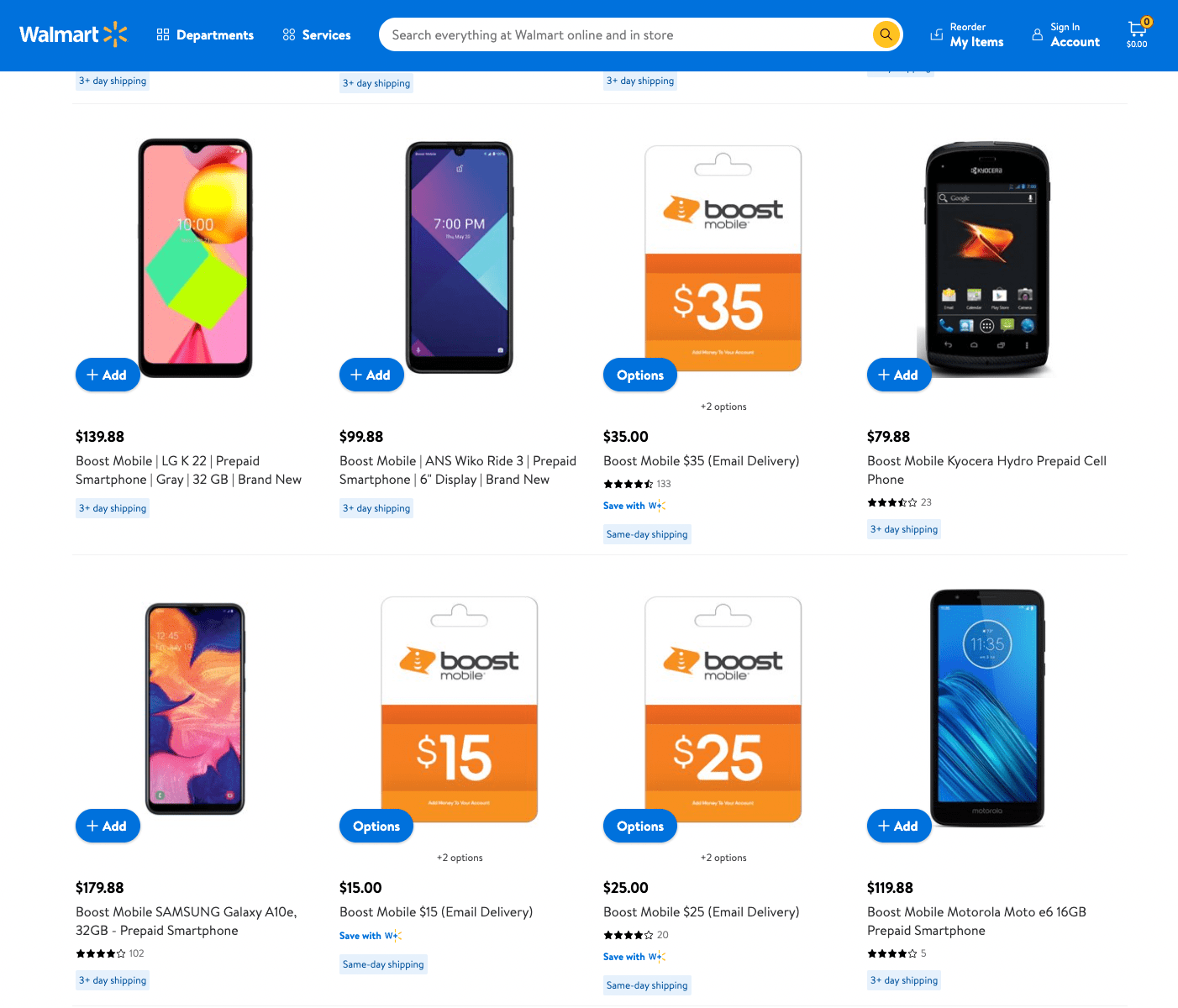 Boost Mobile Phones Walmart