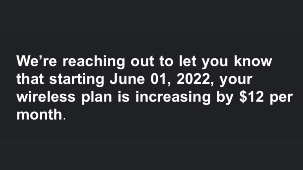 ATT Increases Prices